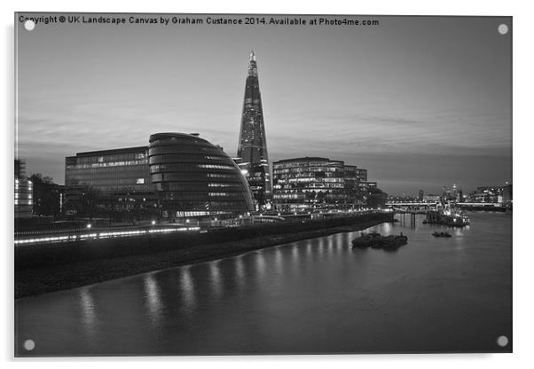 The Shard london Acrylic by Graham Custance