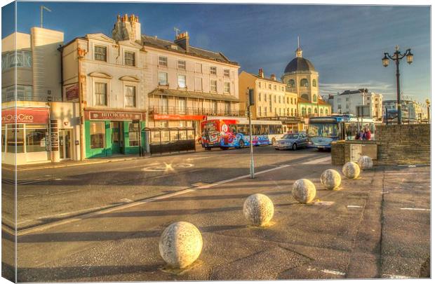 The Parade Worthing Canvas Print by Clive Eariss