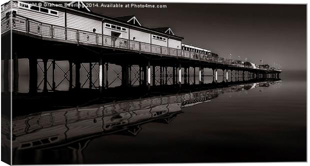 The Pier Canvas Print by Graham Beerling