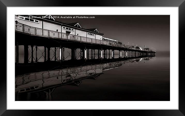 The Pier Framed Mounted Print by Graham Beerling