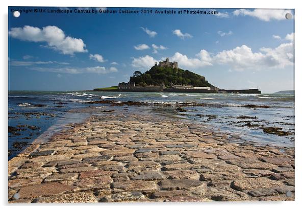 St Michaels Mount, Cornwall Acrylic by Graham Custance