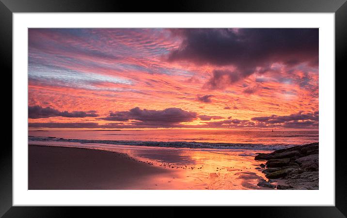 Across the bay at sunrise Framed Mounted Print by Phil Wareham