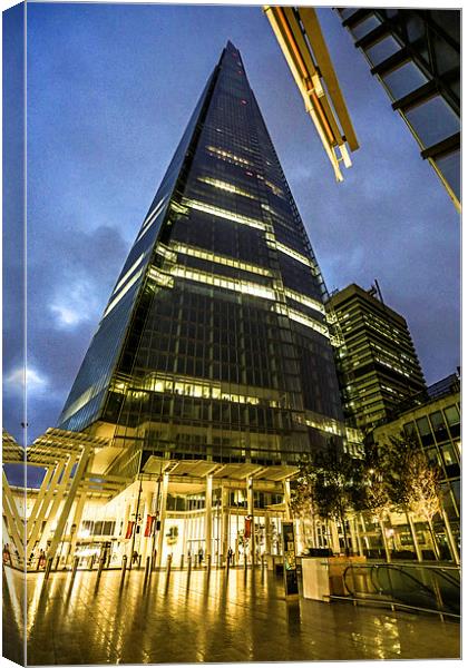 The Shard London Canvas Print by peter tachauer
