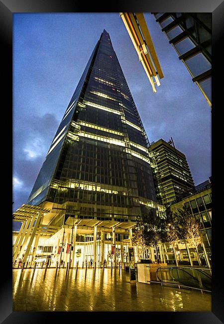 The Shard London Framed Print by peter tachauer