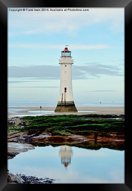 Perch Rock Lighthouse Framed Print by Frank Irwin
