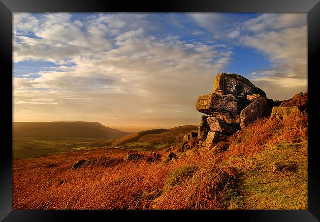 Evening at Scugdale North Yorkshire Framed Print by Greg Marshall