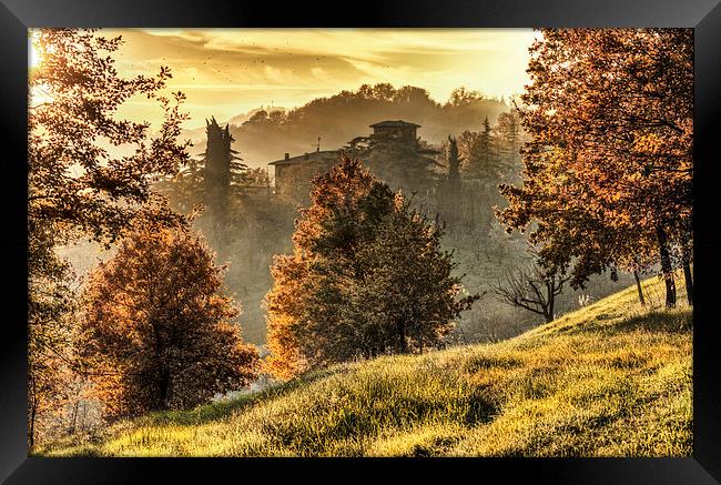 Sunset Framed Print by Guido Parmiggiani