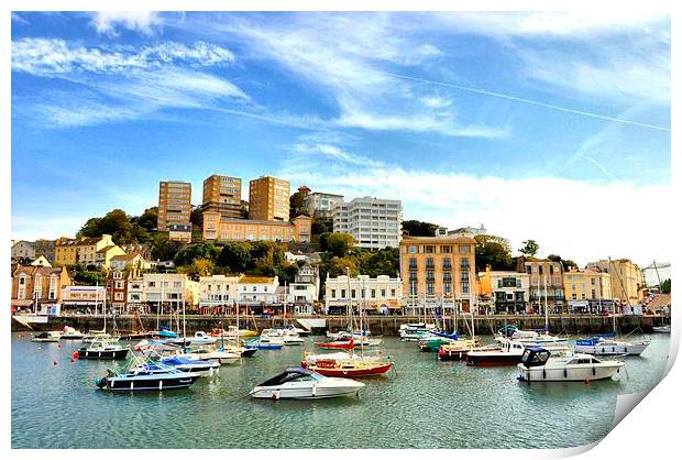 HARBOUR VIEW Print by jonathan muse-jones