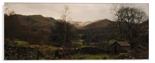 old style cumbria Acrylic by eric carpenter