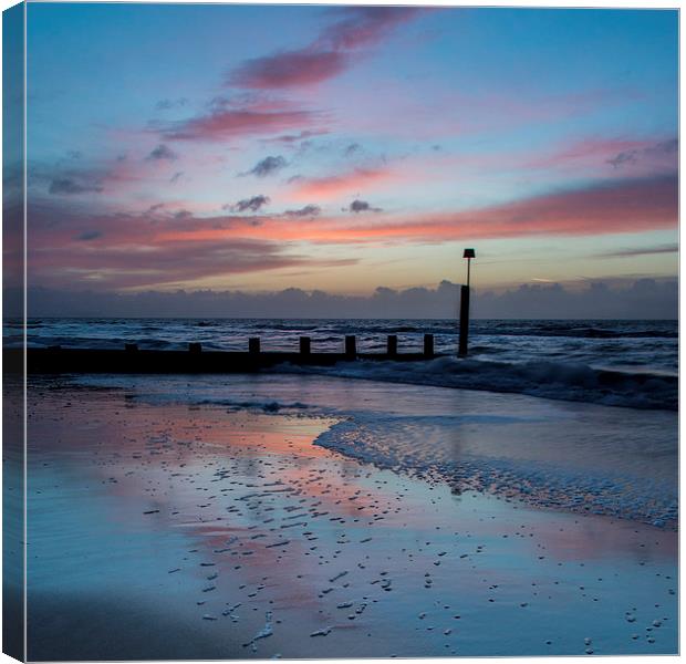 Seaside Reflections Canvas Print by Phil Wareham