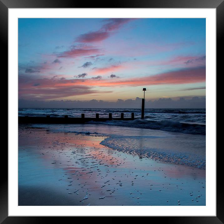 Seaside Reflections Framed Mounted Print by Phil Wareham