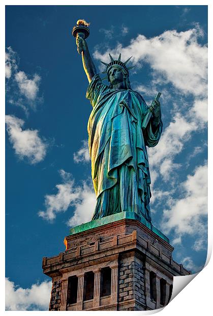 Statue Of Liberty Print by Steve Purnell