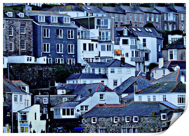 A Slice of St Ives Print by Karl Butler
