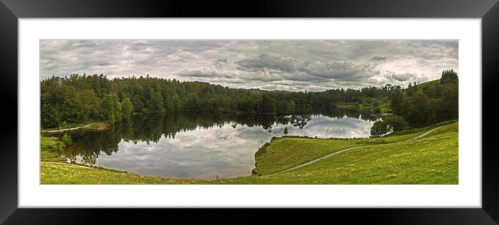 Tarn Hows In August Framed Mounted Print by Jamie Green