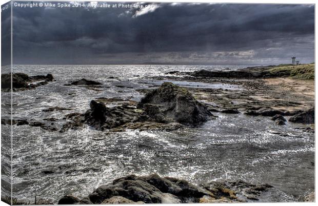 Rugged Scottish coast Canvas Print by Thanet Photos