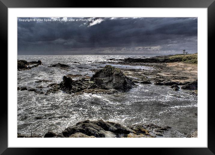 Rugged Scottish coast Framed Mounted Print by Thanet Photos