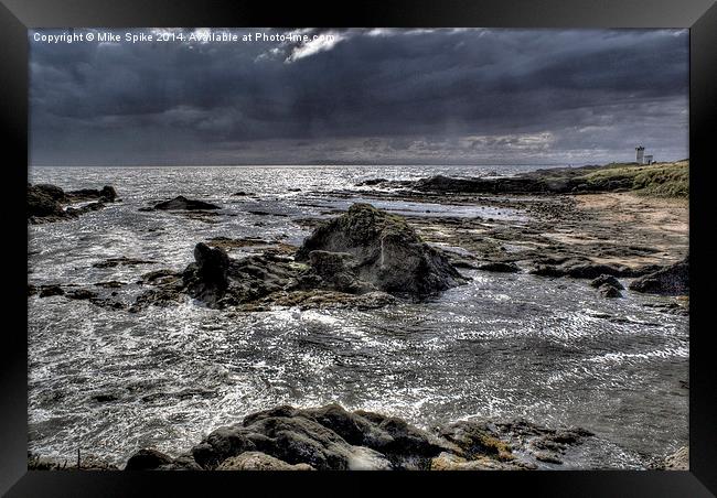 Rugged Scottish coast Framed Print by Thanet Photos