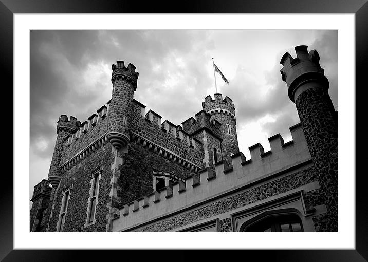 Whitstable Castle Kent Framed Mounted Print by John B Walker LRPS