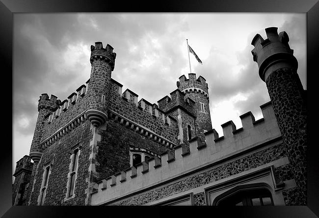 Whitstable Castle Kent Framed Print by John B Walker LRPS