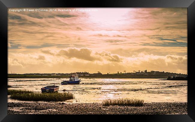 Isle of Sheppey Seascape Framed Print by Dawn O'Connor