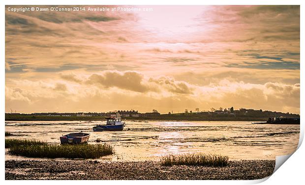 Isle of Sheppey Seascape Print by Dawn O'Connor