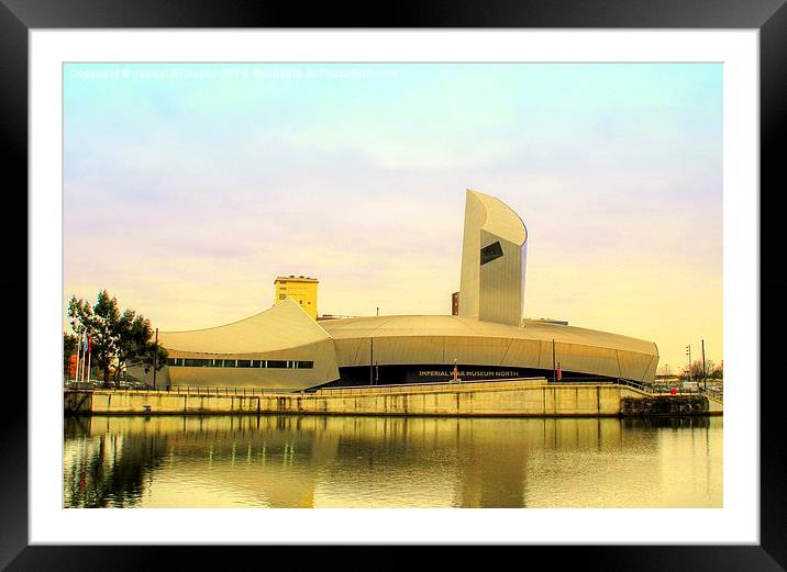 Imperial War Museum North. Framed Mounted Print by Jacqui Kilcoyne