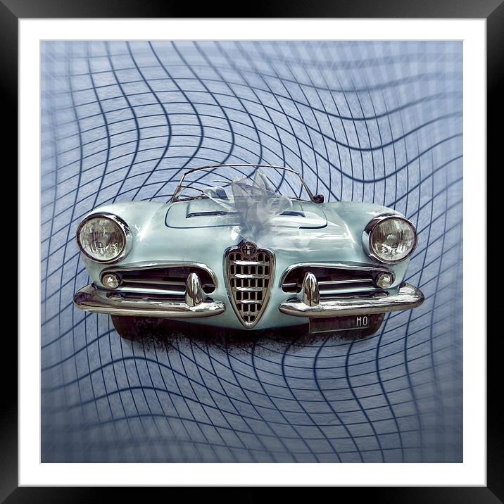 Alfa Romeo Giulietta Sprint Veloce Framed Mounted Print by Guido Parmiggiani