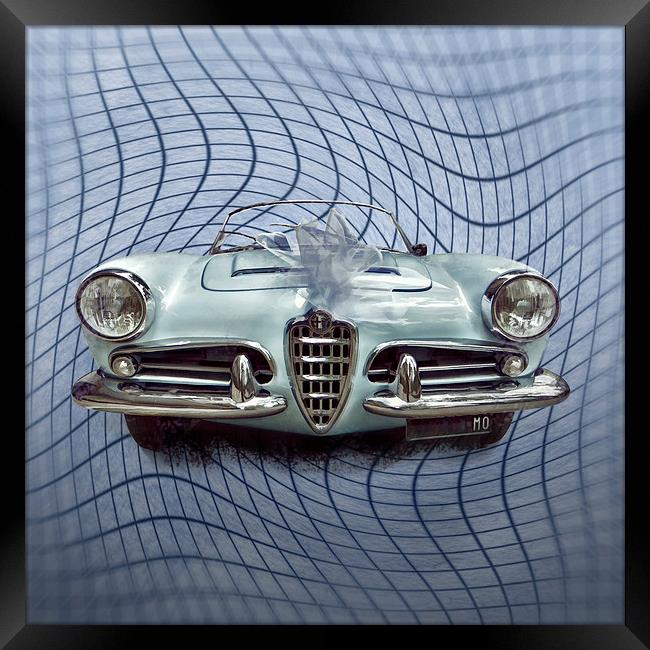 Alfa Romeo Giulietta Sprint Veloce Framed Print by Guido Parmiggiani