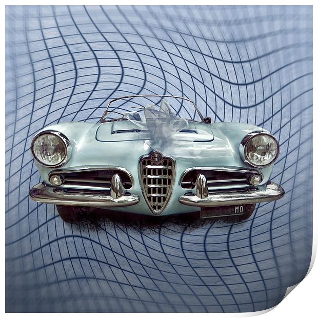 Alfa Romeo Giulietta Sprint Veloce Print by Guido Parmiggiani