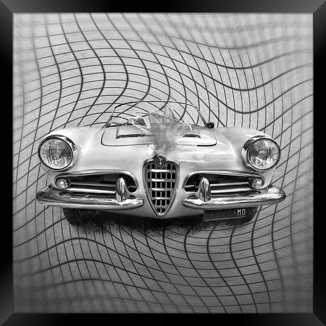 Alfa Romeo Giulietta Sprint Veloce Framed Print by Guido Parmiggiani