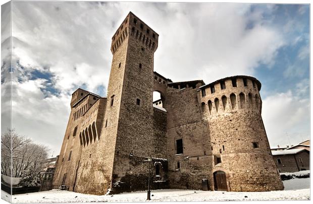 Castle, Rocca di Vignola Canvas Print by Guido Parmiggiani