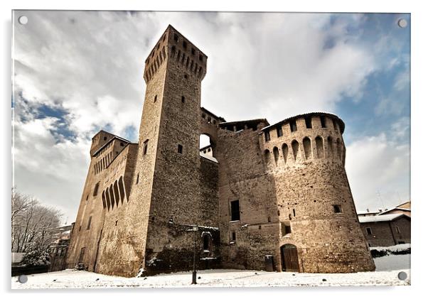Castle, Rocca di Vignola Acrylic by Guido Parmiggiani