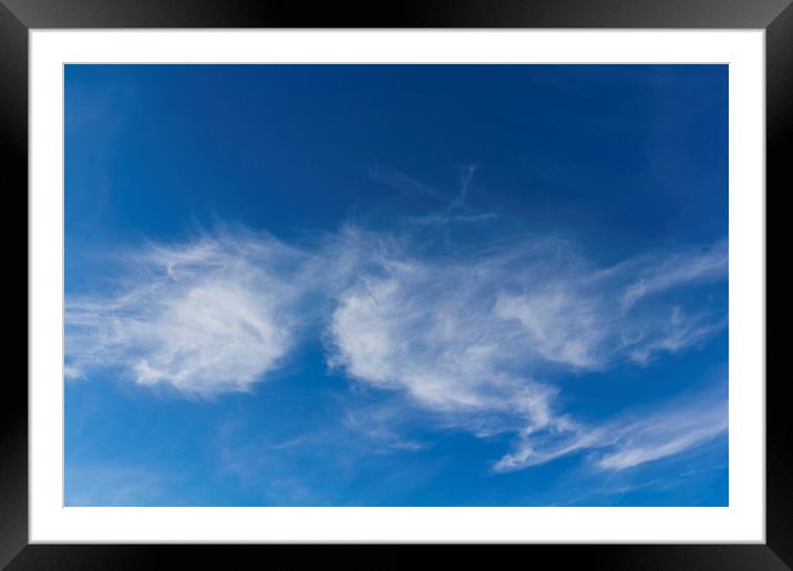 Summer Sky Framed Mounted Print by David Pyatt