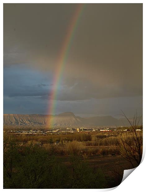 Rainbow Storm Colorado Print by Patti Barrett