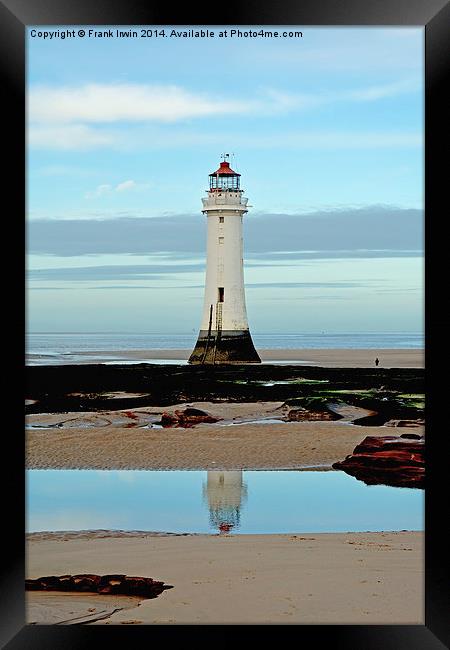 Perch Rock Lighthouse, Wirral, UK Framed Print by Frank Irwin