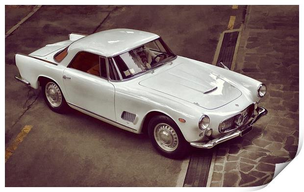 Maserati 3500gt Touring Coupe Print by Guido Parmiggiani