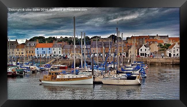 Anstruther Harbour Framed Print by Thanet Photos