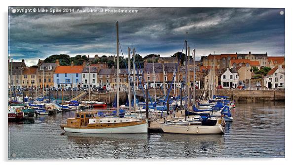 Anstruther Harbour Acrylic by Thanet Photos