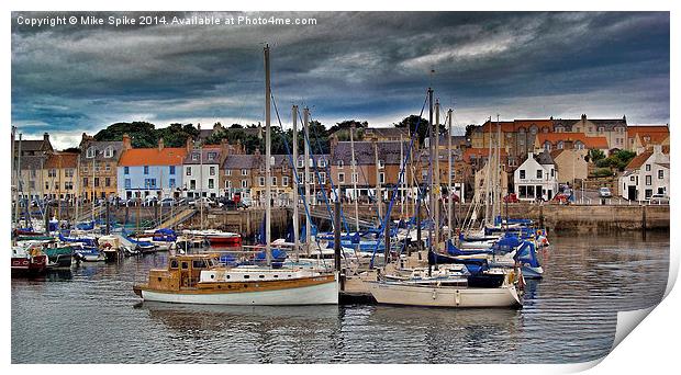 Anstruther Harbour Print by Thanet Photos