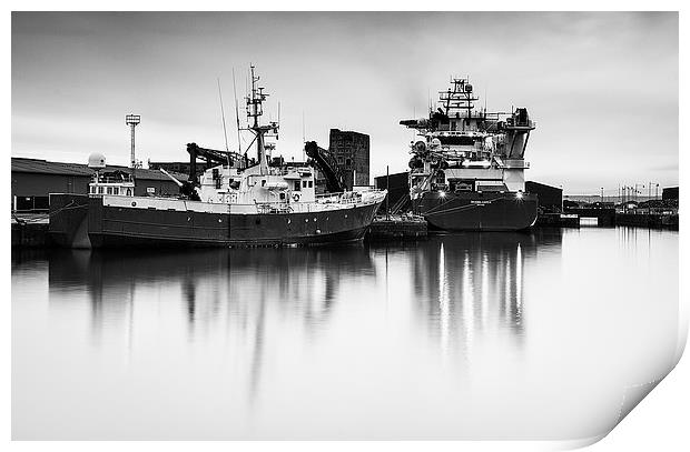 Leith Docks Print by Keith Thorburn EFIAP/b