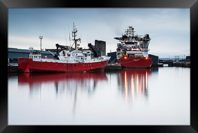 Leith Docks Framed Print by Keith Thorburn EFIAP/b