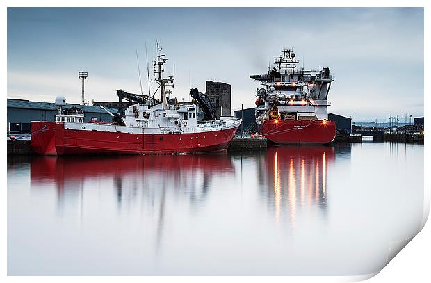 Leith Docks Print by Keith Thorburn EFIAP/b