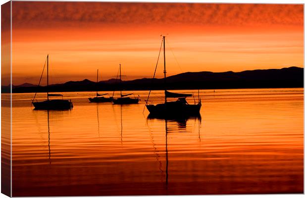 Tranquility on the Firth of Forth Canvas Print by Tommy Dickson