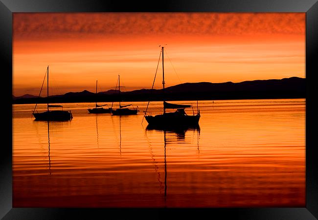 Tranquility on the Firth of Forth Framed Print by Tommy Dickson
