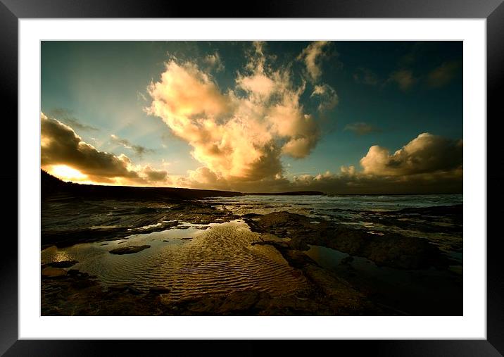 Heart of the Storm- Vintage Edition - Newtrain Bay Framed Mounted Print by Samantha Higgs