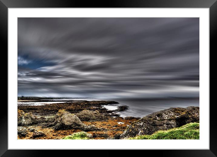 Dramatic coast Framed Mounted Print by Thanet Photos