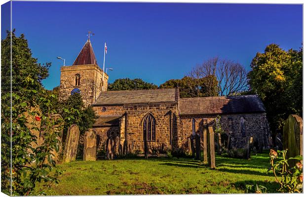 St Michael and All Angels Canvas Print by John Ellis
