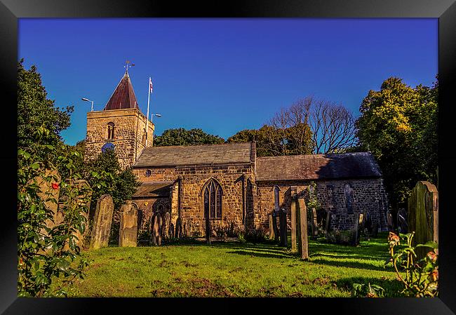 St Michael and All Angels Framed Print by John Ellis
