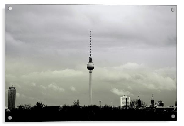 Berlin Fernsehturm Acrylic by Marco Buresti