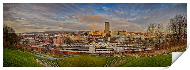 Sheffield Panorama Print by Richard Peck